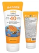 Мінеральний сонцезахисний крем сонцезахисний фактор SPF 40 Badger Clear Sport для дітей натуральний мандарин - изображение 2