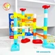Детский игровой мини-конструктор лабиринт Marble Race games 8203 на 58 деталей, игра горка лабиринт с шариками - изображение 3