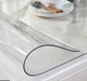 Скатертина м'яке скло Soft Glass 120x100 см Прозорий (1224860188) - зображення 6