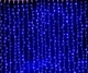 Гірлянда штора Водоспад 240-B велика лампа 3D led blue 3х2м (силіконовий провід з подовженням) HDSYR_649 - зображення 8