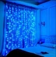 Гирлянда штора Водопад 480 LED 3,0х3,0м Синяя светодиодная гирлянда для декора окон вечеринки праздника (LIV-S_11C) - изображение 6