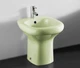 Биде напольное RAK Ceramics Compact Зеленый фарфоровое биде для ванной комнаты сантехника (LIV-S_11C) - изображение 2