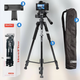 Штатив тренога NeePho pro version NP-8820 черный для фотоаппарата видеокамеры и телефона с поворотной головкой и чехлом (IS-OP_22-G) - изображение 3