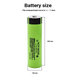 Промышленный аккумулятор Panasonic Li-ion NCR18650B 3400 mAh без защиты HDSYR_249 - изображение 2