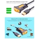 Кабель для передачи данных USB to COM M 1.5m DB9 RS-232 CR104 black Ugreen (20211) - изображение 2