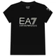 Футболка с надписью для девочки EA7 Emporio Armani 164 см 8NFT01 чорний - изображение 1