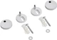 Инсталляция Grohe Rapid SL Solido 38971000 + панель смыва Even 38966KV0 черная глянцевая + унитаз подвесной Kroner Oker WHI533536 Rimless с сиденьем Soft Close дюропласт (38971966KV0KO53R) - изображение 11