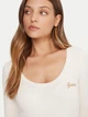 Боди с длинным рукавом Guess S молочный V5BP09KCBF1 5091a - изображение 2