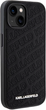 Etui Karl Lagerfeld Quilted K Pattern do Apple iPhone 15 Plus/14 Plus Black (KLHCP15MPQKPMK) - obraz 4