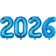 Новогодние Надувные Цифры 2026 Новый год Синий - изображение 1