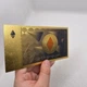 Позолочена сувенірна банкнота Ethereum — подарунок криптоінвестору, колекційний сувенір - зображення 2