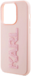Etui Karl Lagerfeld 3D Rubber Glitter Logo do Apple iPhone 15 Pro Max Pink (KLHCP15X3DMBKCP) - obraz 4