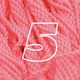 Веревки для йо-йо Полиестер 100% POWERSTRING, Розовые, 5 шт - изображение 1