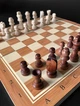 Шахматы деревянные 3 в 1, шашки нарды, 29 на 29 см + подарок игровые кости - изображение 2