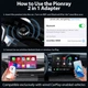 Автомобильный беспроводной адаптер XUDA 2 в 1 CarPlay Android Auto AI Smart Box - изображение 6