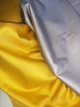 Постільна білизна MERISET ДУЄ GOLDEN TRUE GREY Premium Сатин однотонний Полуторний комплект на резинці 90х200х25 см - зображення 2