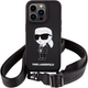 Etui Karl Lagerfeld Crossbody Ikonik do Apple iPhone 15 Pro Max Black (KLHCP15XSCBSKNK) - obraz 2