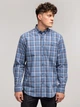 Koszula męska bawełniana w kratę Lee Cooper New Tenby-27Zk M Niebieska (5905991748168) - obraz 3