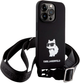 Etui Karl Lagerfeld Crossbody Choupette do Apple iPhone 15 Pro Max Black (KLHCP15XSCBSCNK) - obraz 3