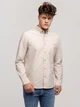 Koszula męska bawełniana Lee Cooper Lars Oxford M Beżowa (5905991751007) - obraz 1