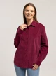 Сорочка бавовняна жіноча Lee Cooper Rosalyn-6000 L Бордова (5905991751663) - зображення 1