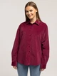Сорочка бавовняна жіноча Lee Cooper Rosalyn-6000 M Бордова (5905991751670) - зображення 3