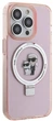 Etui Karl Lagerfeld Ring Stand Karl&Choupettte MagSafe do Apple iPhone 15 Pro Max Pink (KLHMP15XHMRSKCP) - obraz 4