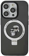 Etui Karl Lagerfeld Ring Stand Karl&Choupettte MagSafe do Apple iPhone 15 Pro Black (KLHMP15LHMRSKCK) - obraz 3