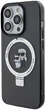 Etui Karl Lagerfeld Ring Stand Karl&Choupettte MagSafe do Apple iPhone 15 Pro Max Black (KLHMP15XHMRSKCK) - obraz 2