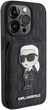 Панель Karl Lagerfeld Saffiano Cardslots and Stand Monogram Ikonik Patch для Apple iPhone 15 Pro Max Black (KLHCP15XSAKKNSCK) - зображення 4