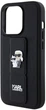 Etui Karl Lagerfeld Gripstand Saffiano Karl&Choupette Pin do Apple iPhone 15 Pro Black (KLHCP15LGSAKCPK) - obraz 6