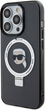 Etui Karl Lagerfeld Ring Stand Karl Head MagSafe do Apple iPhone 15 Pro Black (KLHMP15LHMRSKHK) - obraz 2
