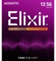 Струны для акустической гитары Elixir 11102 Nanoweb 80/20 Bronze Medium 13/56 - изображение 1