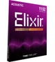 Струни для акустичної гітари Elixir 11027 Nanoweb 80/20 Bronze Custom Light 11/52 - зображення 2