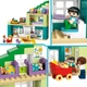 Конструктор LEGO DUPLO Town Современный семейный дом 3 в 1 с фигурками, 166 деталей (10470) - изображение 4