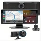 Монитор мультимедиа No Brand T28H 10.26" Auto CarPlay Bluetooth FM Черный (2522317964) - изображение 6