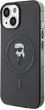 Etui Karl Lagerfeld IML Ikonik MagSafe do Apple iPhone 15 / 14 / 13 Black (KLHMP15SHFCKNOK) - obraz 2