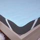Наматрасник MirSon Eco Light №1719 Cotton Air-line на резинке по углам Blue 120x200 см (2200002889674) - изображение 2