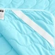Наматрасник MirSon Eco Light №1719 Cotton Air-line на резинке по углам Blue 120x200 см (2200002889674) - изображение 10