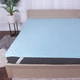 Наматрасник MirSon Eco Light №1713 EcoSilk Air-line на резинке по углам Blue 120x200 см (2200002888479) - изображение 1