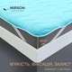 Наматрасник MirSon Eco Light №1713 EcoSilk Air-line на резинке по углам Blue 120x200 см (2200002888479) - изображение 2