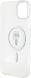 Etui Karl Lagerfeld IML Ikonik MagSafe do Apple iPhone 15 Plus / 14 Plus Transparent (KLHMP15MHFCKNOT) - obraz 3