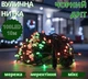 Гирлянда уличная черный провод 10м мерцающая LED L Lux LINE-3.3-100-M-2 сеть 220в диаметр провода 3,3мм - изображение 1