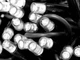 Гирлянда уличная 10м черный провод LED мерцающая белая 220 В 100 Вт - изображение 4