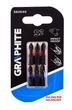 Біти GRAPHITE, набір 6шт, 1/4", ударні, PH,PZ, 25мм, сталь S2 (00124163) - изображение 2