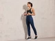 Спортивные штаны Regular Fit с карманом для ключей для женщины Crivit LYCRA® 434776 S темно-синий - изображение 2