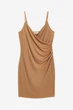 Платье джерси для женщины H&M 1154864-002 XS Коричневый - изображение 1