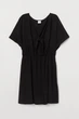 Сукня бавовняне з ланцюжком для жінки H&M 0772898-002 36(S) чорний - зображення 1