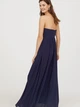 Платье длинное з подкладкой для женщины H&M 0608013-003 32(XS) темно-синий - изображение 4