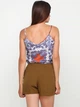 Топ атласный для женщины H&M 0731407-9 38(S) Комбинированный - изображение 2